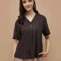 Fame Forever By Lifestyle Brown Regular Fit Top-picture-24