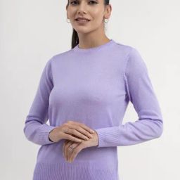 Fablestreet Purple Regular Fit Pullover-image-33