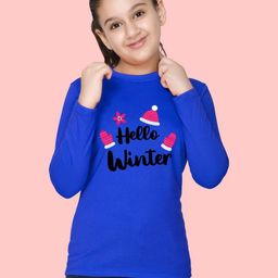 NUSYL Girls Printed Monochrome T-shirt-picture-28