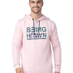 Being Human Mens Hoody-Baby Pink-picture-22