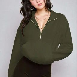 Kotty Green Plain Sweatshirt-image-67