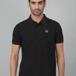 Cantabil Black Regular Fit Sports Polo-picture-34