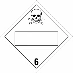 BRADY Hazardous Class 10-3/4 inch DOT Container Placard, 41F578-image-85