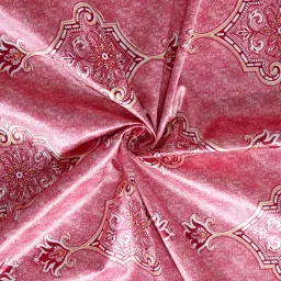 Romee Pink Jaquard Ethnic Curtains and Sheers image 3