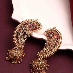 Panash Contemporary Jhumki Earrings-image-39