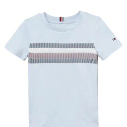 TOMMY HILFIGER Breezy Blue Striped Regular Fit T-Shirt-picture-19