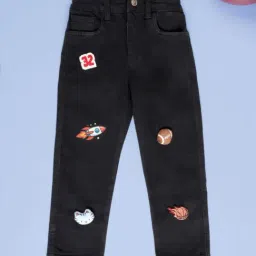 Kiddopanti Boys Black Jeans-picture-22