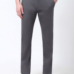 Peter England Casuals Men Mid-Rise Slim Fit Trouser-picture-5