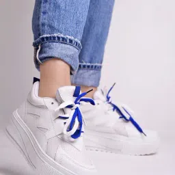 Shoetopia Women's White Casual Sneakers-picture-22