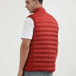 Tommy Hilfiger Red Regular Fit Quilted Jacket image 2