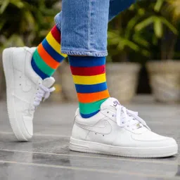 Man Arden Multicolor Printed Socks - Set of 3 image 3