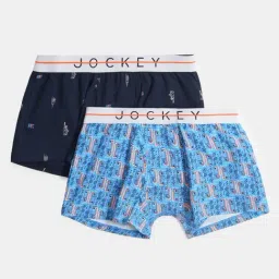 Jockey NB02 Boy's Super Combed Cotton Printed Trunk (Pack of 2_Colors & Prints May Vary)-image-46