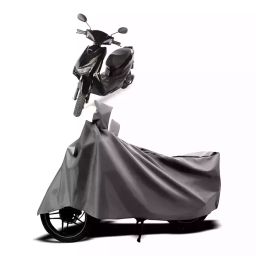 Auto Pearl Two Wheeler Cover with Bag for Ampere Reo Elite BS6, Silver-image-25