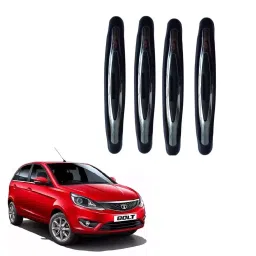 SPREADX Plastic Car Compact Black Colour Elegant Door Guard Protection Universal Type Suitable for Tata Bolt (Set of 4 Pcs)-picture-19