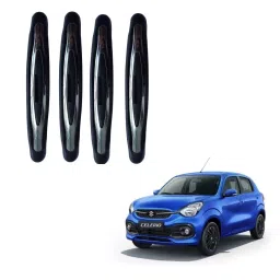 SPREADX Plastic Car Compact Black Colour Elegant Door Guard Protection Universal Type Suitable for Maruti Suzuki Celerio Type-3 (Set of 4 Pcs)-picture-41
