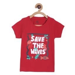 MINIKLUB Boys Red Printed T-Shirt-image-60