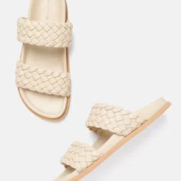 Kenneth Cole Women Woven Design Leather Flats-37