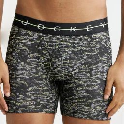 Jockey NY03 Grey Super Combed Cotton Boxer Briefs with Ultrasoft Waistband (Prints May Vary)-picture-28