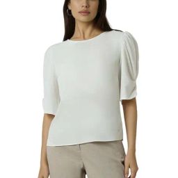 Van Heusen White Plain Tops-picture-24