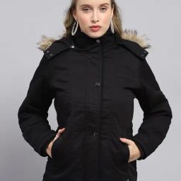 Monte Carlo Black Cotton Blend Solid Full Sleeve Jacket-image-39