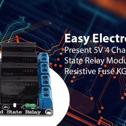 EASY ELECTRONICS 4 Channel Solid State With 5 V Relay Module Resistive Fuse KG560 image 2