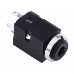 RS PRO Jack Connector 3.5 mm Panel Mount Stereo Socket 3 Pole, 9075680-12