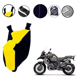 Auto Pearl Matty Bike Body Cover with Mirror Pockets, Buckle Belt for BMW R 1250 GS Adventure-image-96