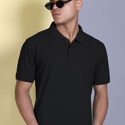 MOUNTAIN COLOURS Men Regular Fit Polo Collar T-shirt-image-94