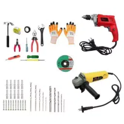 Hillgrove 16 Pcs Power Tools Kit, HGCM232M1-4