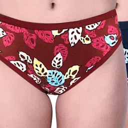 FiveFlag Mid-Rise Cotton Blend Briefs - 3Pcs-picture-40