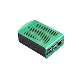 Raspberry Pi 4 Aluminum Case Raspberry Pi 4 Model B Plus Aluminum Case Metal Shell Support Raspberry Pi 4 Model B and B plus (Green) - RS2389Raspberry Pi 4 Aluminum Case Raspberry Pi 4 Model B Plus Aluminum Case Metal Shell Support Raspberry Pi 4 Model B and B plus (Green) - RS2389-16