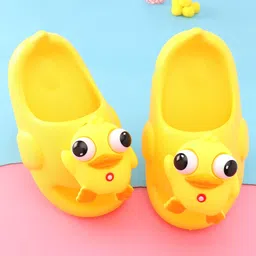 Oh! Pair Slip On Clogs with Penguin  Applique - Yellow-picture-47