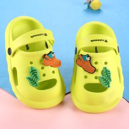 Cute Walk by Babyhug Clogs Shoe Appliques - Limegreen-image-59