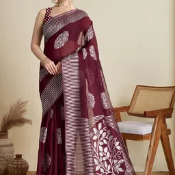 KALINI Woven Design Silk Blend Designer Saree-picture-53