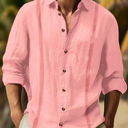 StyleCast Men Spread Collar Solid Cotton Casual Shirt-picture-15