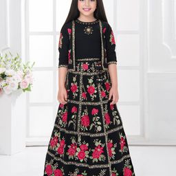 BETTY Girls Embroidered Ready to Wear Lehenga & Blouse-picture-31