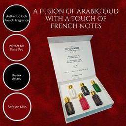 ADEN Set of 6 Non Alcoholic Attar - 12 ml Each image 4