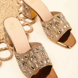 Rocia by Regal Women's Golden Casual Sandals-image-21