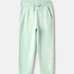 United Colors of Benetton Boys Green Printed Regular Fit Track Pants-image-38