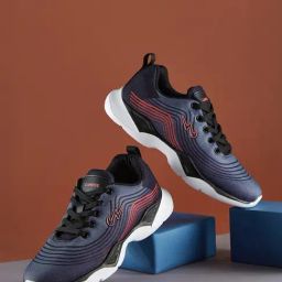 Campus Kids Grey Running Shoes-picture-2
