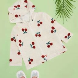 Pantaloons Baby Girls Snow White & Red Self Full Sleeves Sweatshirts & Hoodies-image-1
