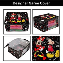Kuber Industries Black Set of 2 Regular Multi-Utility Organisers image 4