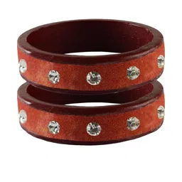 Vidhya Kangan Multi-Coloured Brass Bangles-image-8