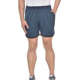 Chkokko Blue Regular Fit Sports Shorts-image-67