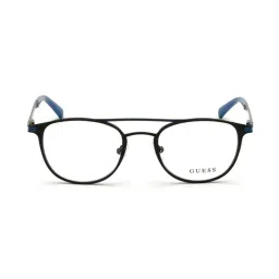 Guess Black Oval Eye Frames for Men-picture-38