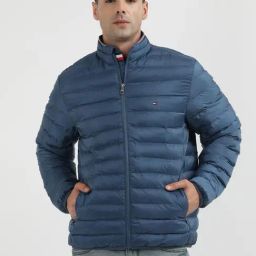 Tommy Hilfiger Blue Regular Fit Quilted Jacket-picture-42
