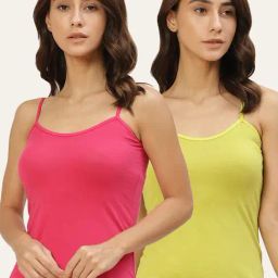 Lady Lyka Multicolor Camisole (Pack of 2)-picture-39