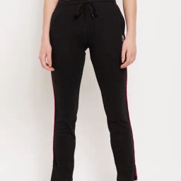Duke Black Mid Rise Track Pants-image-67