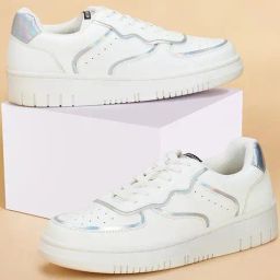 Forever Glam by Pantaloons Women's White Sneakers-image-89