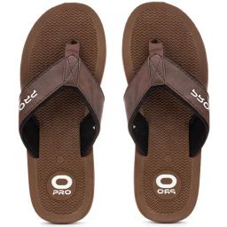 Pro by Khadims Men's Brown Flip Flops-image-26